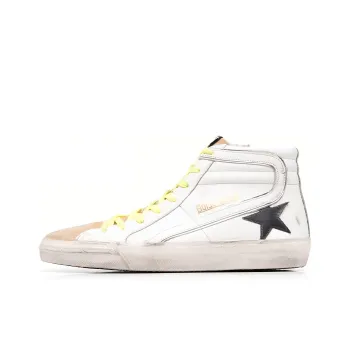 Golden Goose Slide Stylish Skateboarding Shoes Men's White