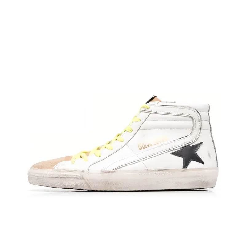 Golden Goose Slide Stylish Skateboarding Shoes Men's White-0