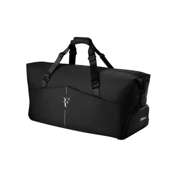 Wilson RF 01 Series Tennis Racket Bags Polyester PU Sports Scenario Unisex Holds 6 Rackets Black