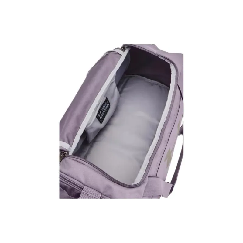 Under Armour Polyester Gym Bag, Handbag, Shoulder Bag, Crossbody Bag, Travel Bag Extra Small Unisex Violet Purple Gray-4