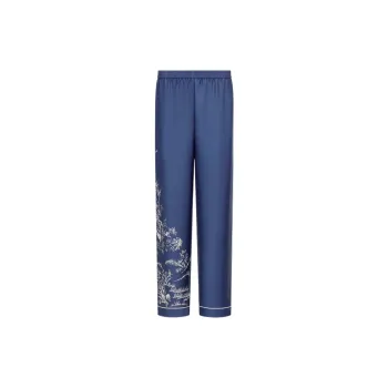 DIOR Chez Moi Pajama Pants Women's Blue