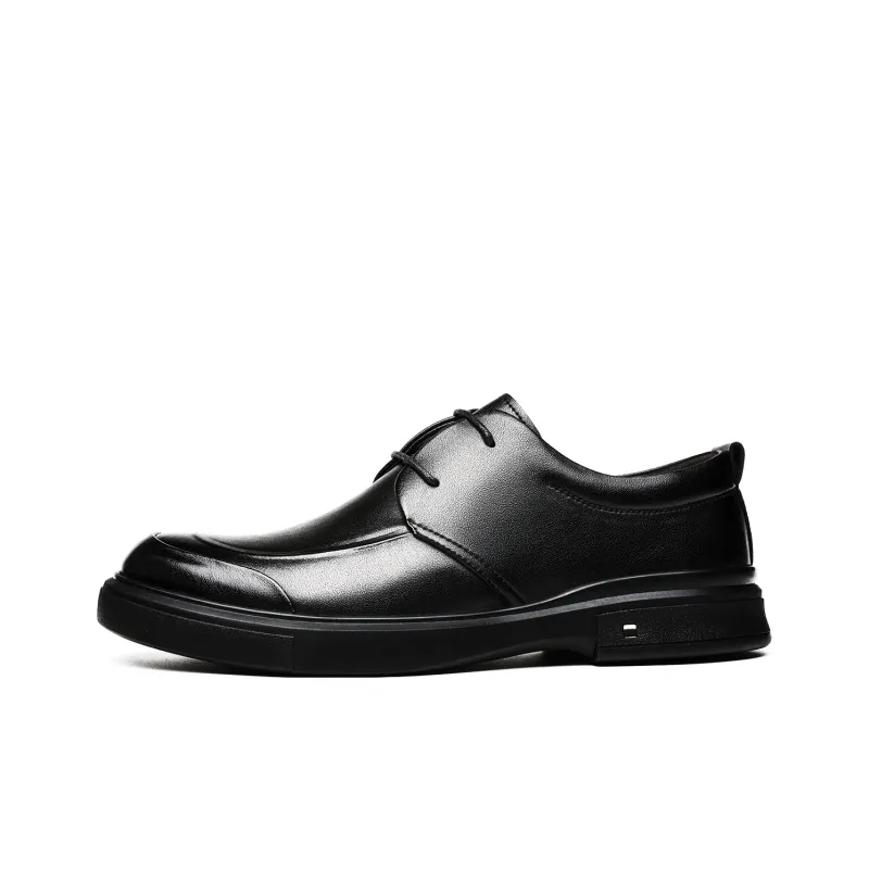 CHINT Dress Shoes Men Low Top Black-0