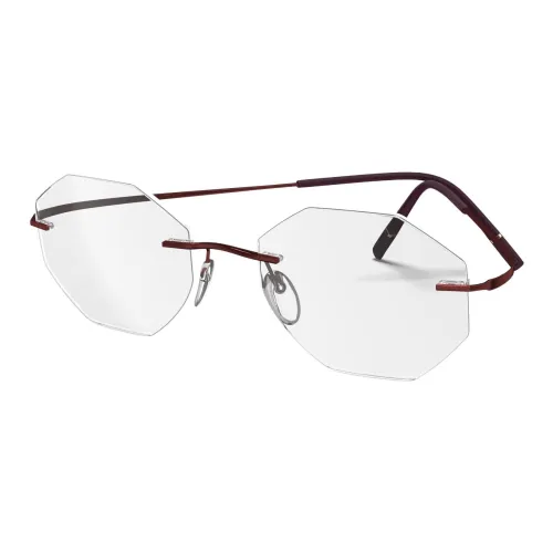 SILHOUETTE Titanium Alloy Irregular Shape Eyeglass Frames Unisex Multicolor
