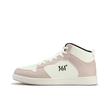 361° Air Force One Anti Slip Wear Resistant Mid Top Skateboard Shoes Women's Fresh Pink
