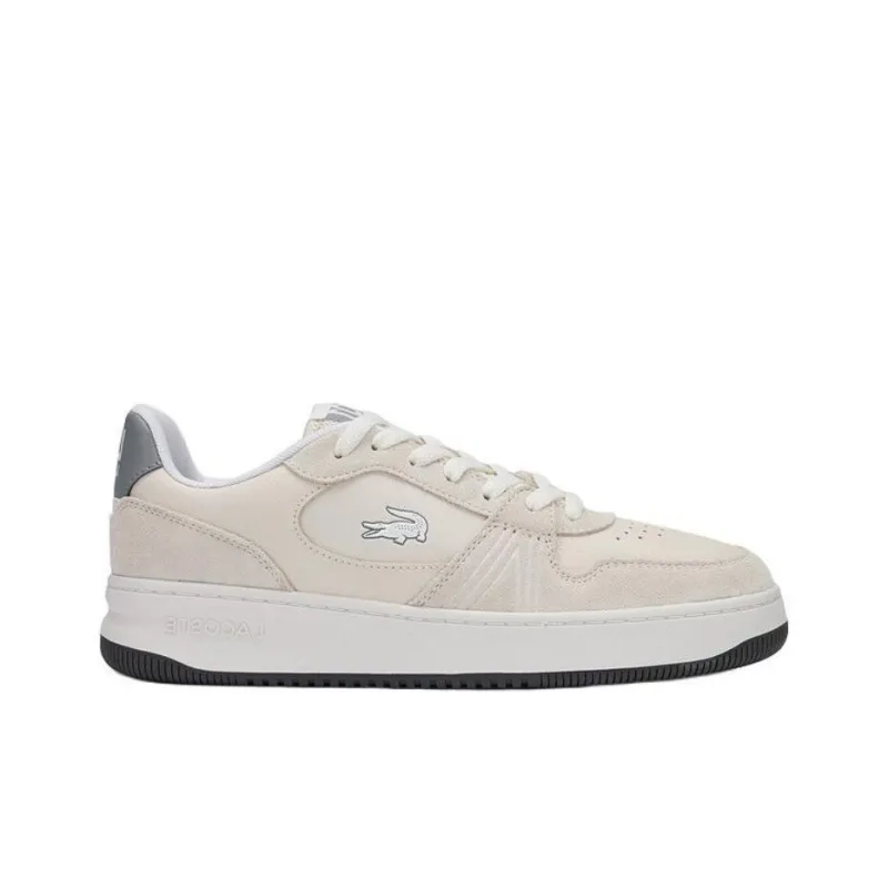 LACOSTE Low Top Skateboard Shoes Men's Ecru-1