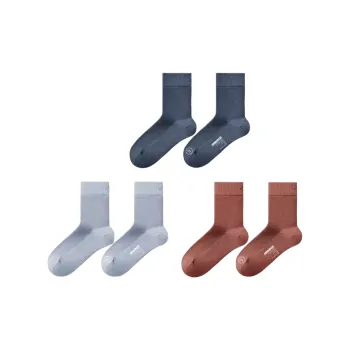 Bananain Mid Calf Socks Men's 3 Pack