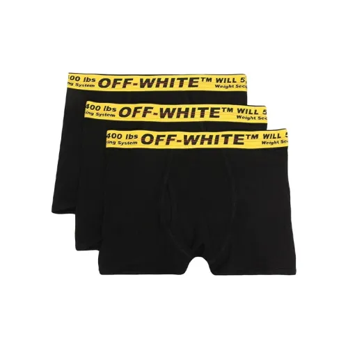 OFF-WHITE Men's SS21 Logo Pants 3-Pairs Black