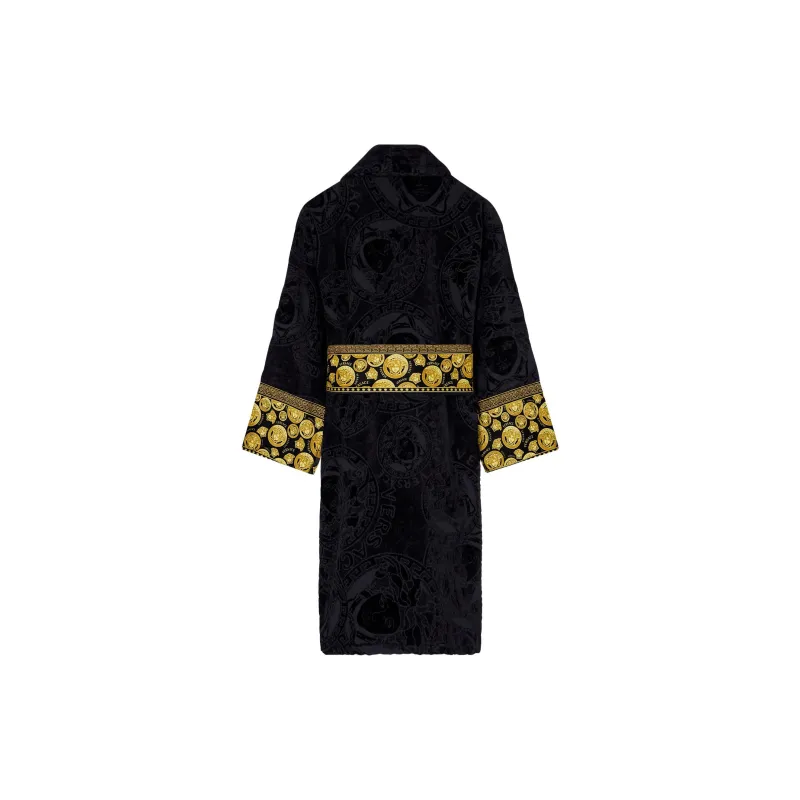 VERSACE Medusa Amplified Cotton Bathrobe-1