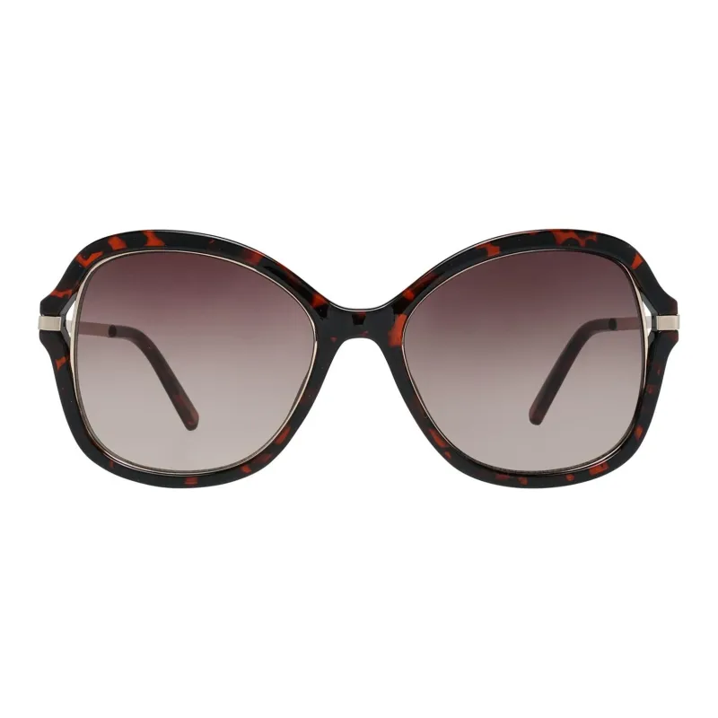 GUESS Plastic Butterfly Sunglasses Women's Gold-1