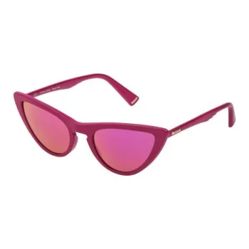 Police Acetate Butterfly Sunglasses Women's Red