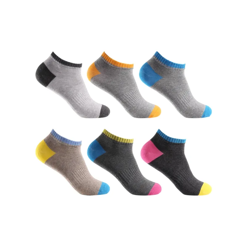 INVISIBLE Ankle Socks Unisex 6 Pack-0