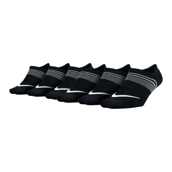 Nike Ankle Socks Women's 6 Pack Black