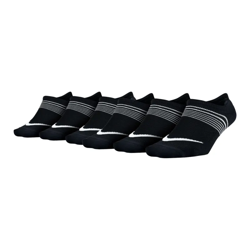 Nike Ankle Socks Women's 6 Pack Black-0