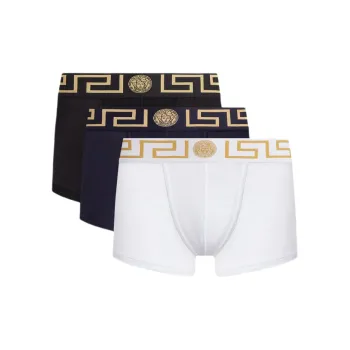 VERSACE Greca Set Of Three Boxers