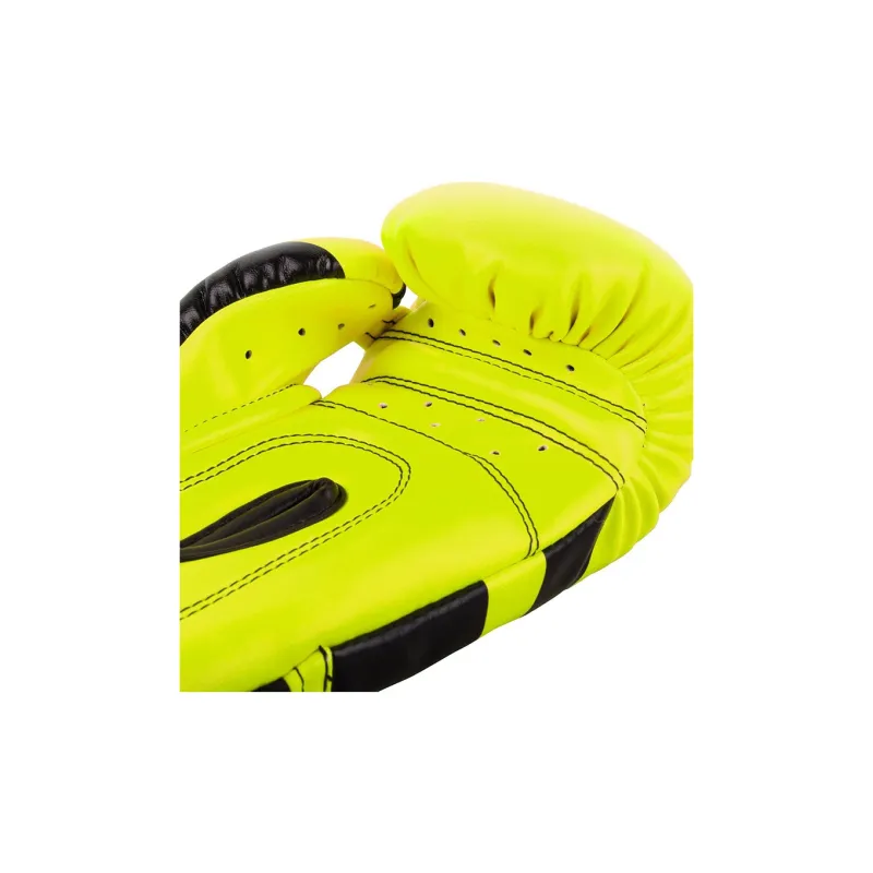 VENUM Venom ELITE Collection Boxing Gloves Leather Training Kids' Neon Yellow-3