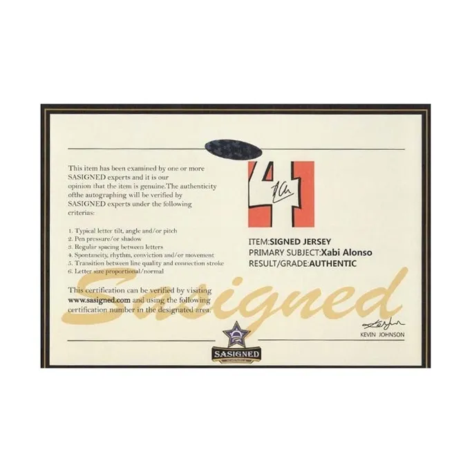 Three For Harvie Alonso Signed Soccer Apparel Jersey With SA Certificate Fan Edition Framed-5