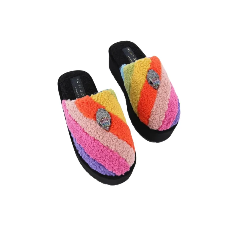 Kurt Geiger London Kensington Closed Toe Slippers 4.8m Women's Pink-2