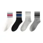4-Pack (White Blue Red+Black White Blue+Light Heather Gray+Dark Heather Gray)