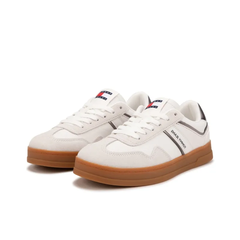 Tommy Hilfiger Low Top Casual Shoes Women's Ecru-1