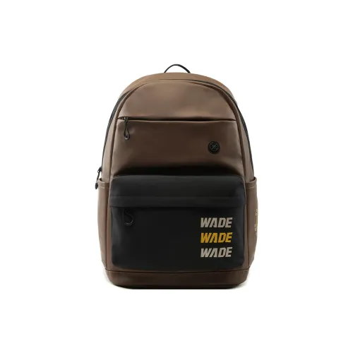 LiNing Polyester Backpack Regular Unisex Cocoa Brown & Black