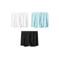 3 Pack (Black+Aqua Blue+White)
