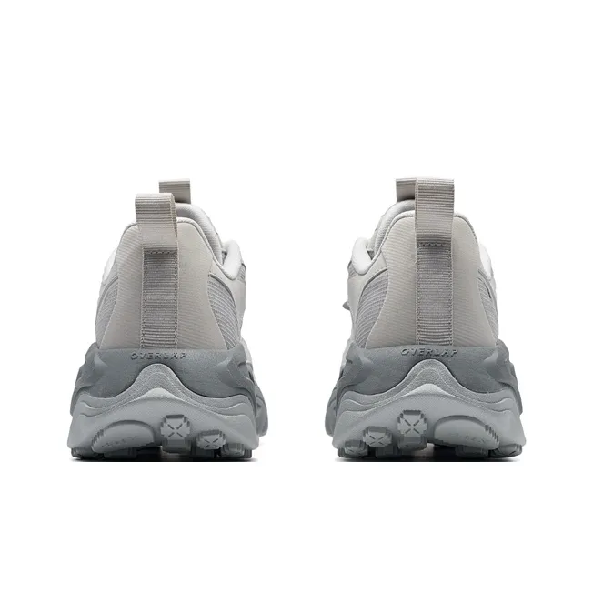 XTEP Migratory Lightweight Height Increasing Low-Top Casual Shoes Men's Dove Gray/Plain Elegant Gray-5
