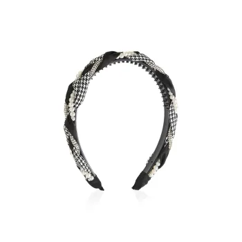 Like A Dream Vintage Chanel-Inspired High Crown Headband Elegant Versatile Everyday Luxury Hairpin Women's