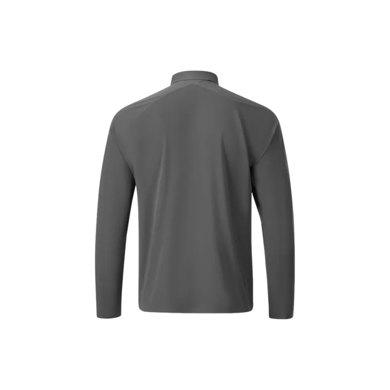 DESCENTE DUALIS Urban Commuting Long Sleeved Polo Shirt Men's-1