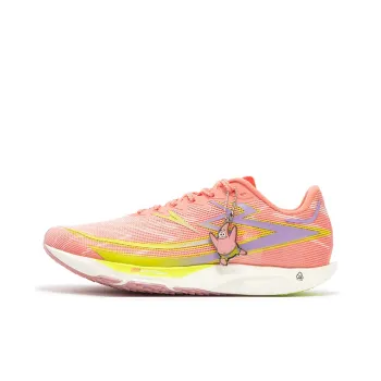 361° Speed Future Cushioning Anti Slip And Wear Resistant Low Top Full Length Carbon Plate Running Shoes Unisex Pink