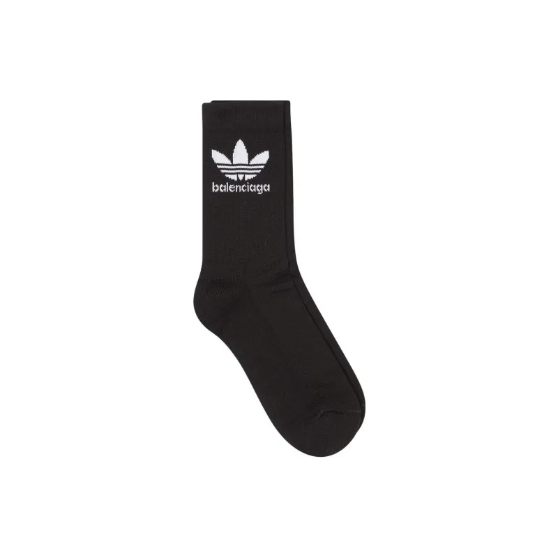 Balenciaga X Adidas Women'ss Socks Black-1