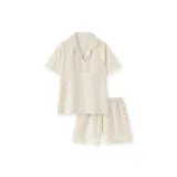 Ecru-White Edge Buttons