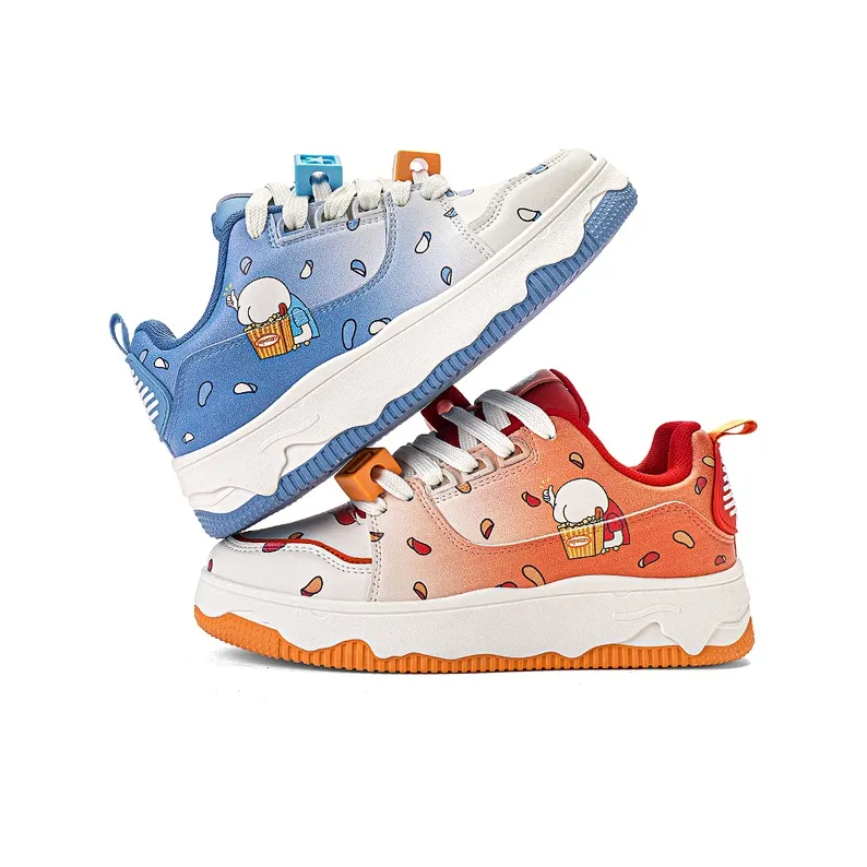 Pepe The Frog Skateboard Shoes Unisex Low Top Classic Black White/Pearl Beige/Tangerine/Ocean Blue/Mismatched-16