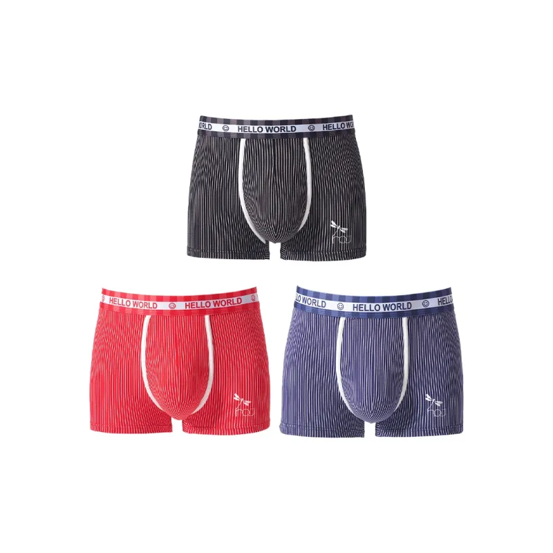 RED DRAGONFLY Cotton Panties Men's 3 Pack Gift Box Set-9