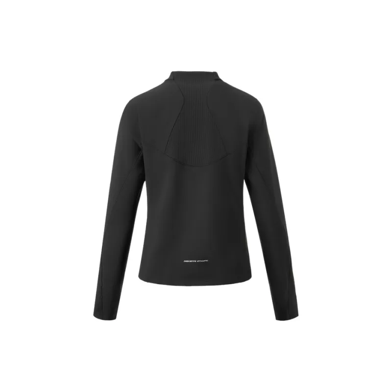 DESCENTE WOMENS TRAINING Collection Knitted Fabric Sports Top Coat Women's-3