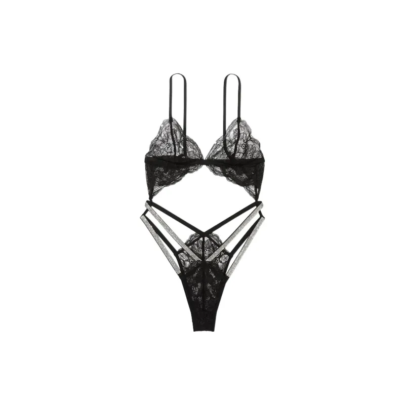 Victoria's Secret Bodysuits Women's Black-0