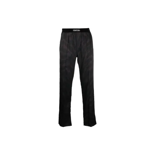 TOM FORD Graphic Printed Straight-Leg Pants