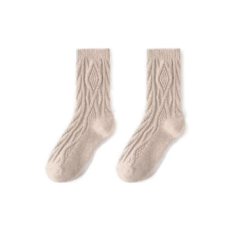 Caramella Mid Calf Socks Women's 1 Pack Solid Color-65