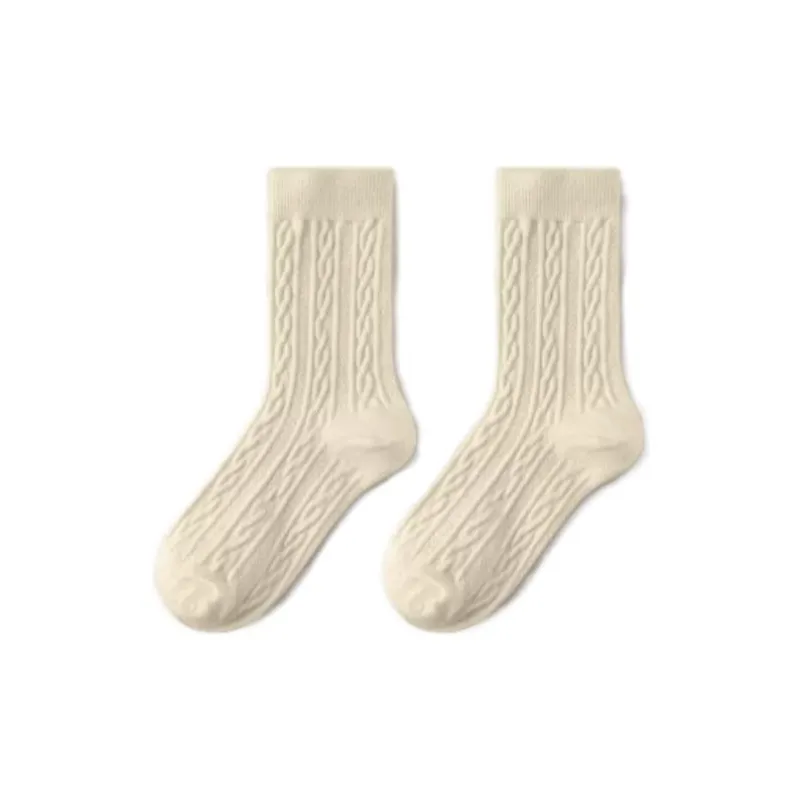 Caramella Mid Calf Socks Women's 1 Pack Solid Color-15