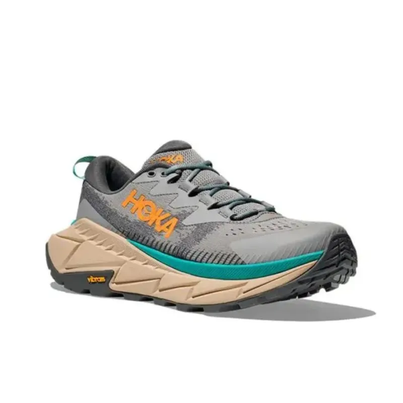 HOKA ONE ONE SKYLINE-FLOAT X Collection Anti-Slip Wear-Resistant Low-Top Trekking Shoes Men's Gray-2