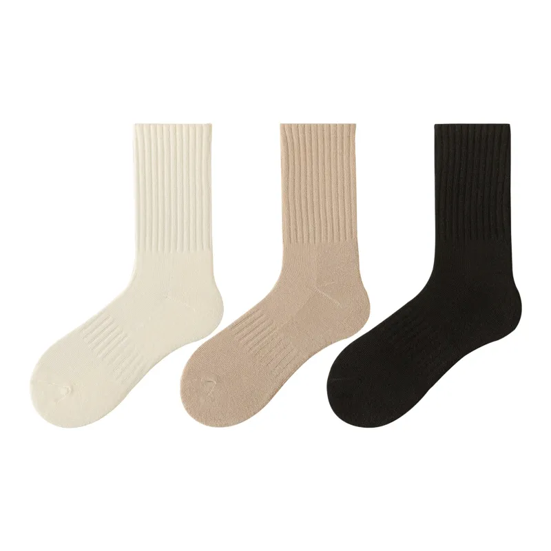 XXLLG Mid Calf Socks Women's 3 Pack-12