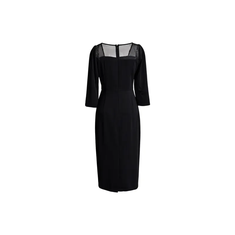 ROEYSHOUSE Long Sleeved Dresses Women's Black-1