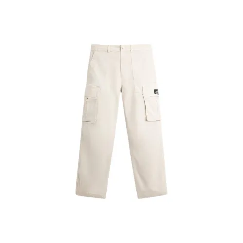 ZARA Cargo Pants Men Gray White