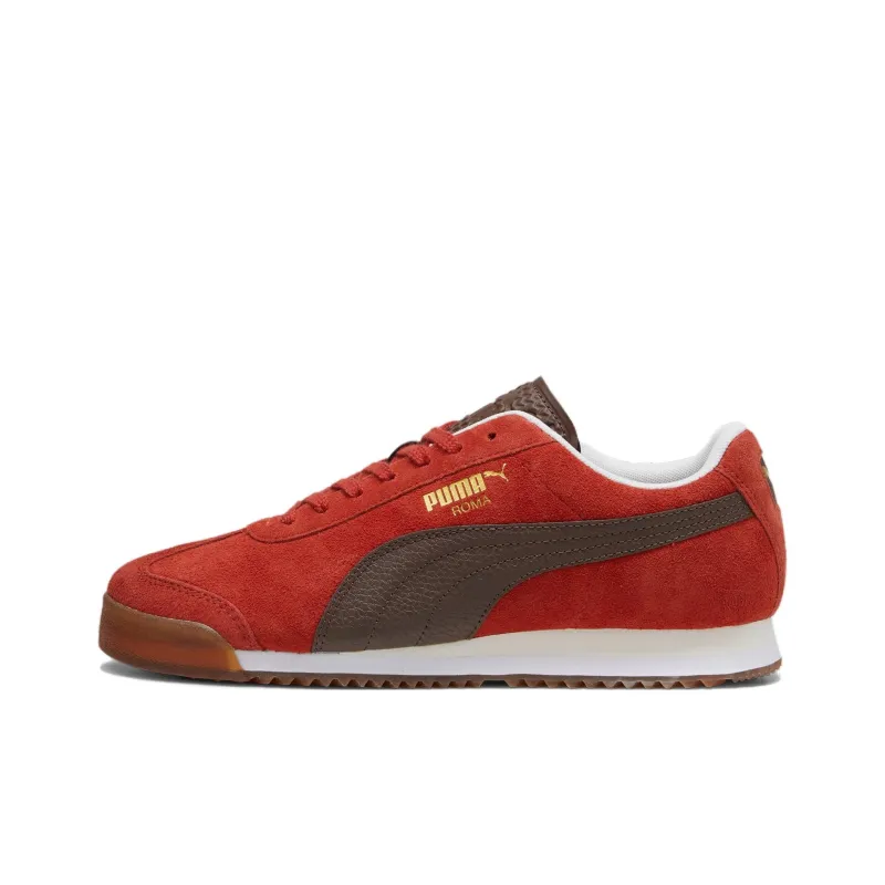 PUMA Roma Suede Mars Red Espresso Brown-0