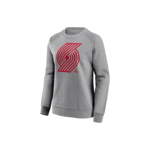 NBA Portland Trail Blazers Sweatshirts Women's Gray