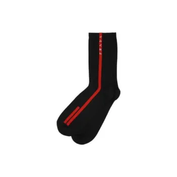PRADA Mid-Calf Socks Men's 1 Pack Black