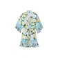 Light Blue Lemon Print