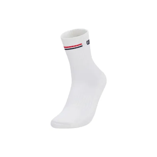 Wilson Knee High Socks Unisex 1 Pack Bright White
