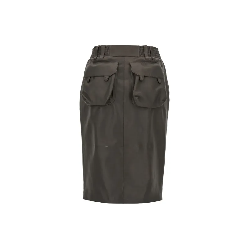 SAINT LAURENT High Waist Pencil Skirt-1
