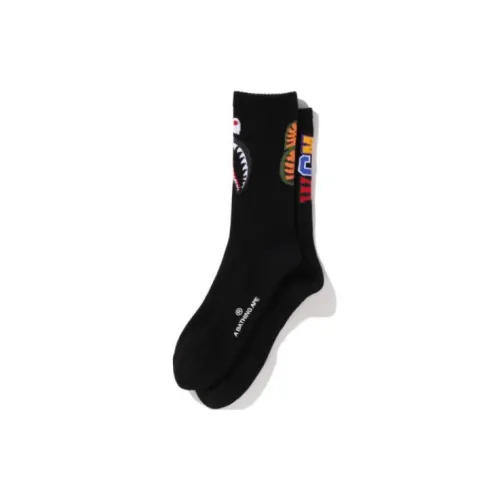 A BATHING APE Unisex Knee-high Socks