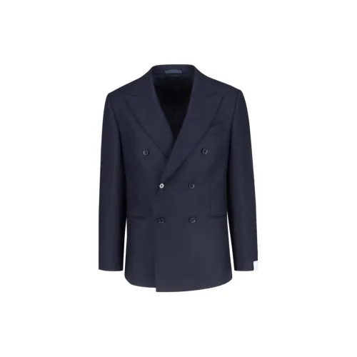 CARUSO Business Suits Men Marine Blue